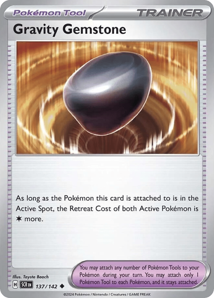 Gravity Gemstone – Stellar Crown 137/142 Pokémon card