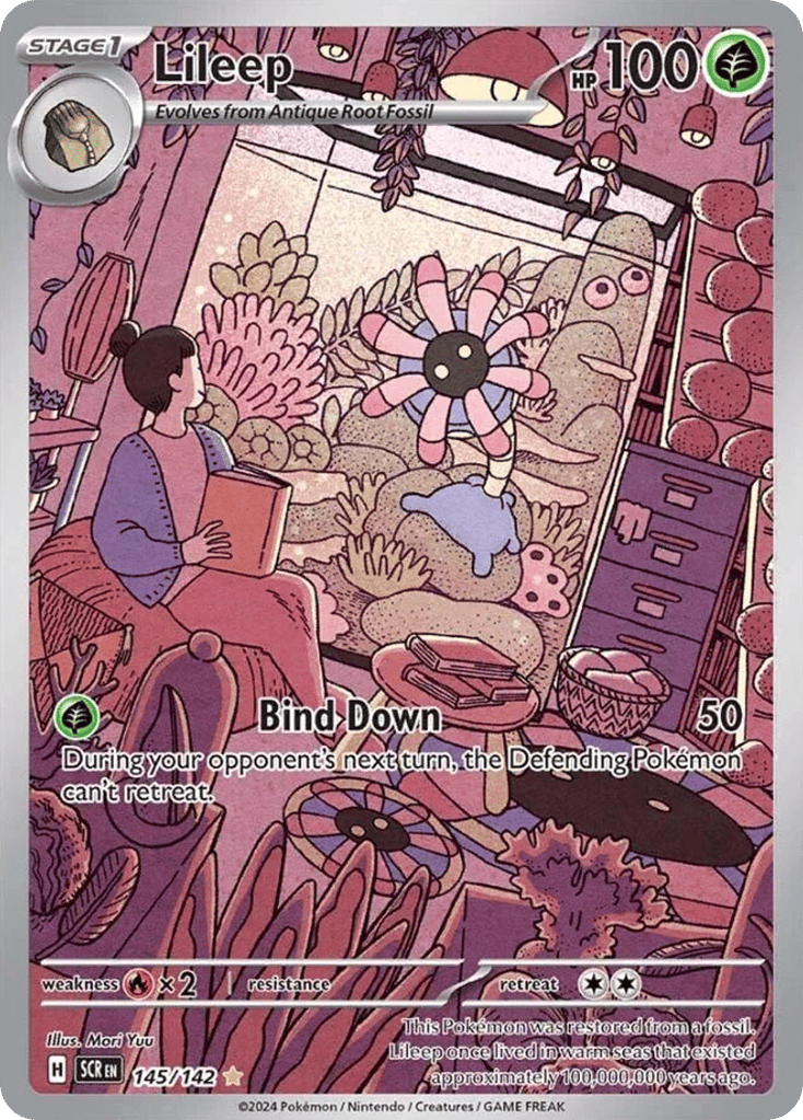Lileep – Stellar Crown 145/142 Pokémon card