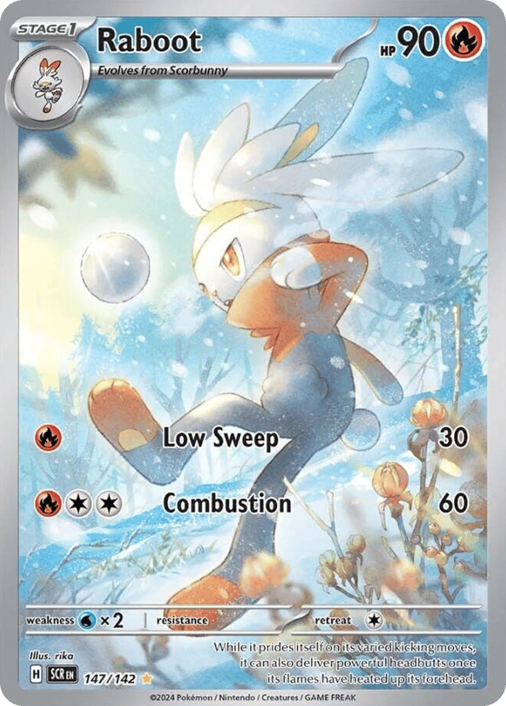 Raboot – Stellar Crown 147/142 Pokémon card