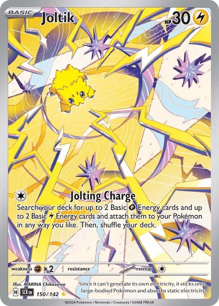 Joltik – Stellar Crown 150/142 Pokémon card