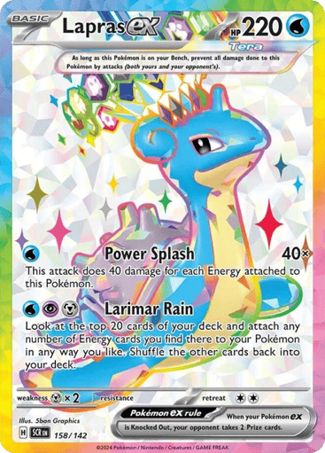 Lapras ex - Stellar Crown 158