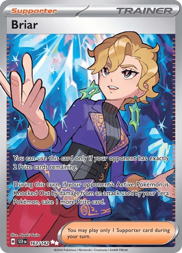 Briar – Stellar Crown 163/142 Pokémon card