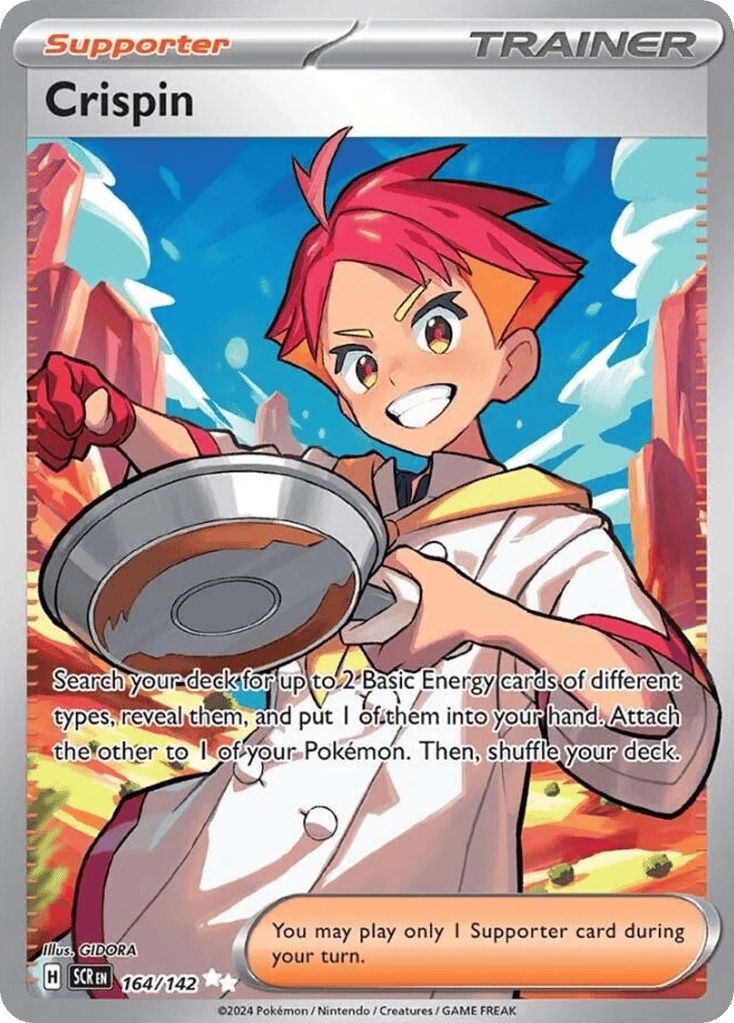 Crispin – Stellar Crown 164/142 Pokémon card