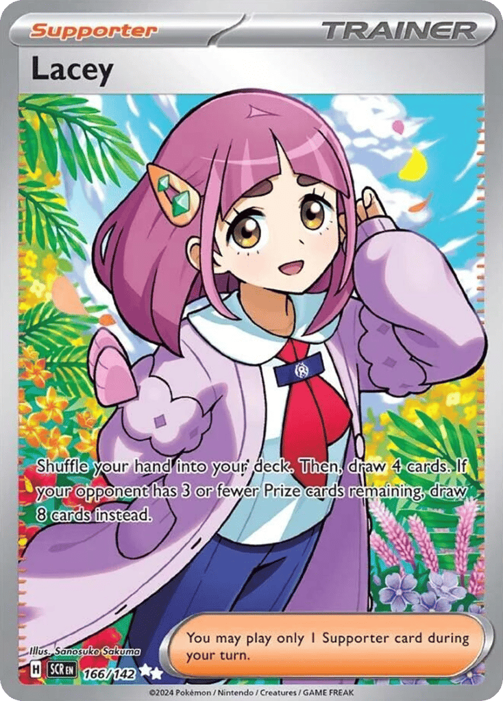 Lacey – Stellar Crown 166/142 Pokémon card