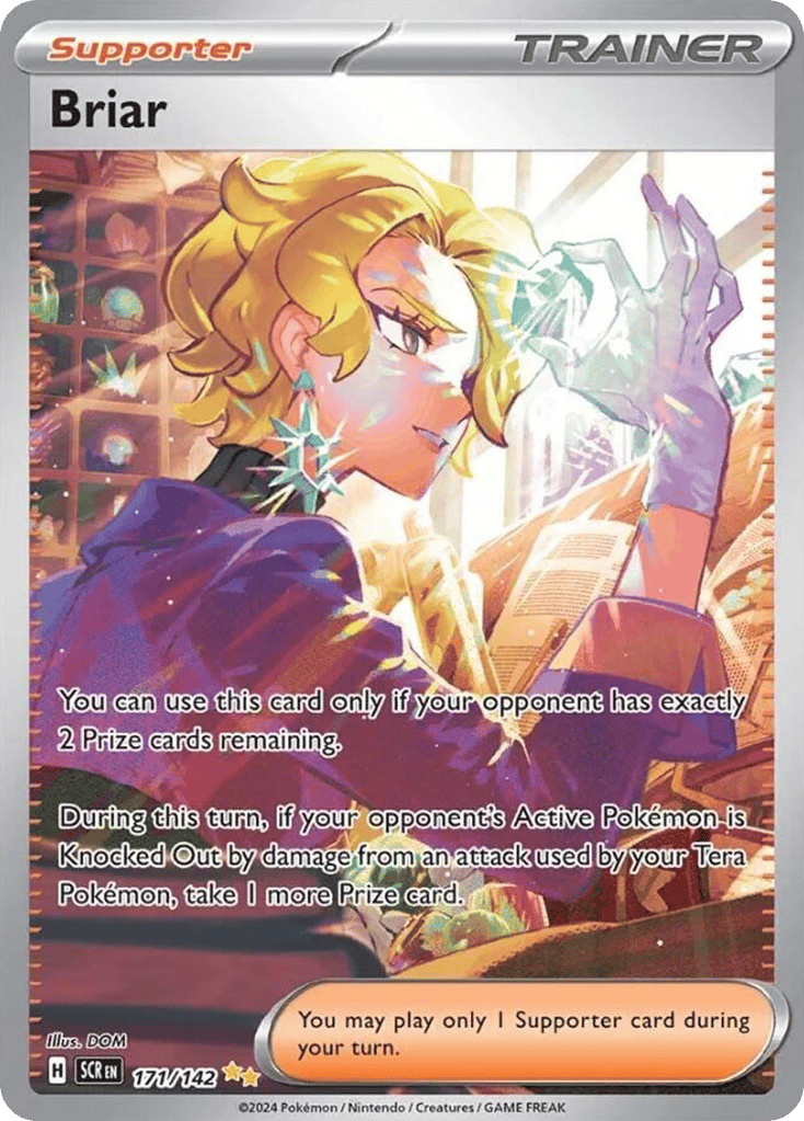 Briar – Stellar Crown 171/142 Pokémon card