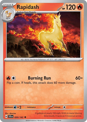 Rapidash - Stellar Crown 20