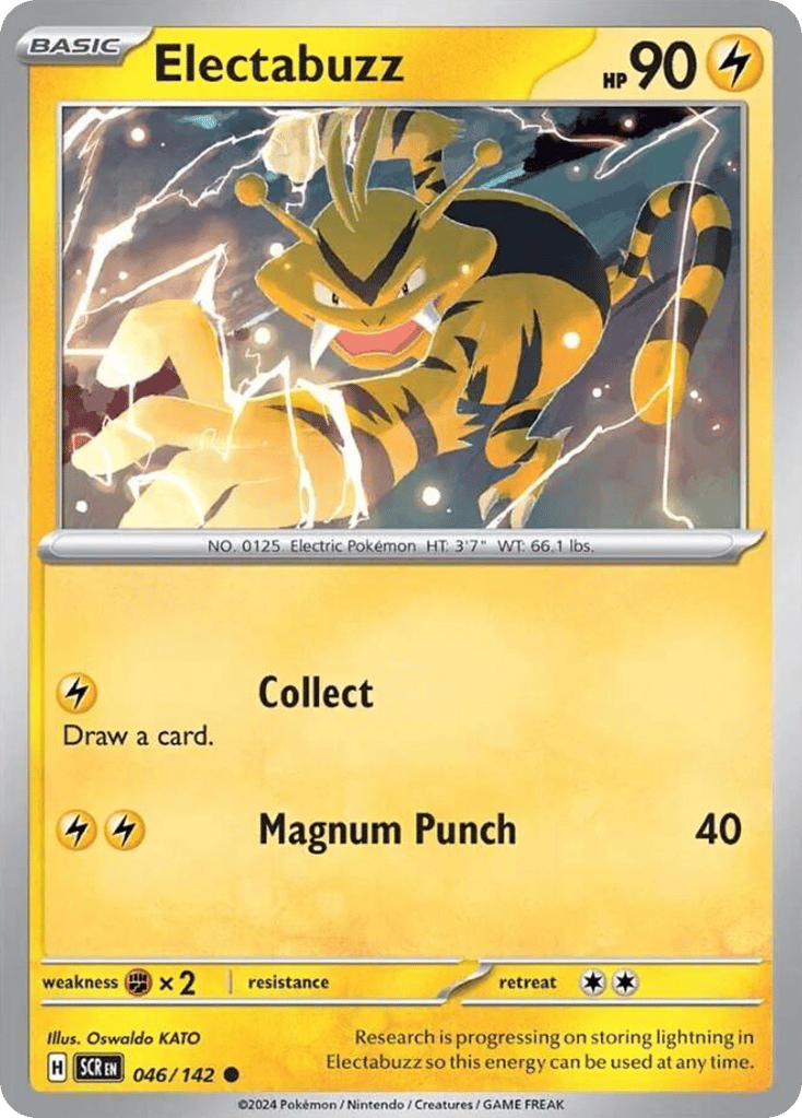 Electabuzz – Stellar Crown 046/142 Pokémon card