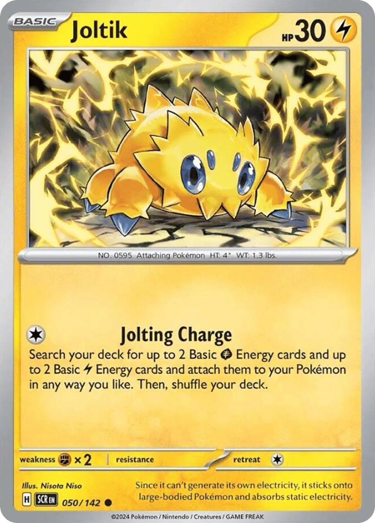 Joltik – Stellar Crown 050/142 Pokémon card