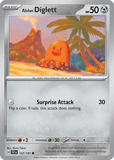 Alolan Diglett - Surging Sparks 122