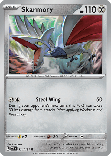 Skarmory - Surging Sparks 124