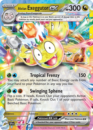 Alolan Exeggutor ex - Surging Sparks 133