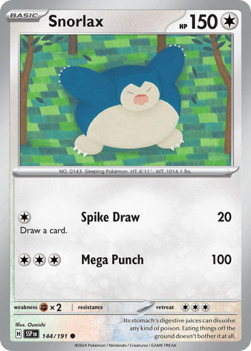 Snorlax - Surging Sparks 144