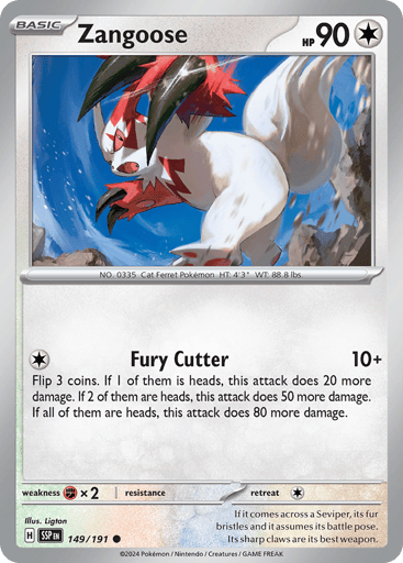 Zangoose - Surging Sparks 149