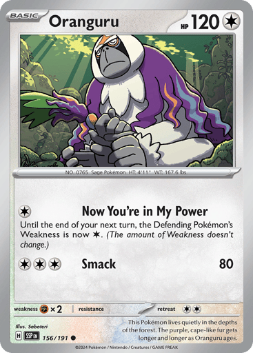 Oranguru - Surging Sparks 156