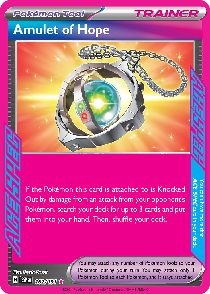Amulet of Hope – Surging Sparks 162/191 Pokémon card