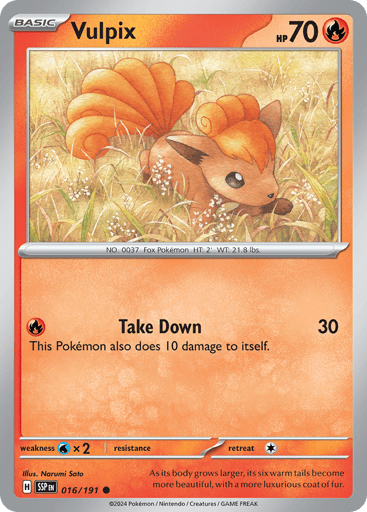 Vulpix - Surging Sparks 16