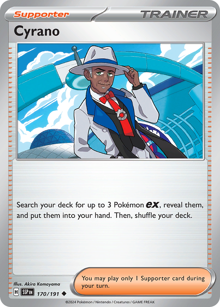 Cyrano – Surging Sparks 170/191 Pokémon card