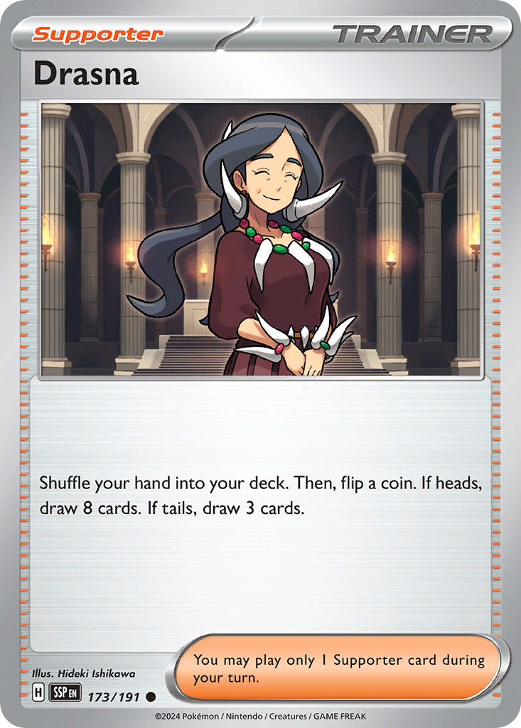 Drasna – Surging Sparks 173/191 Pokémon card
