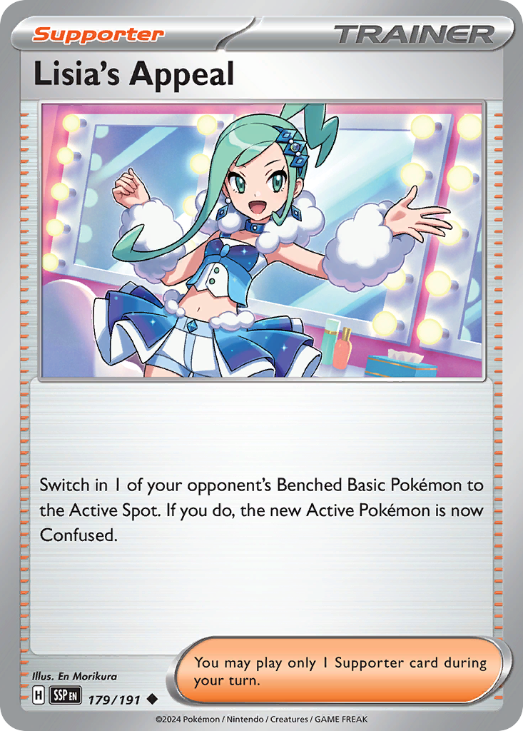 Lisia's Appeal – Surging Sparks 179/191 Pokémon card