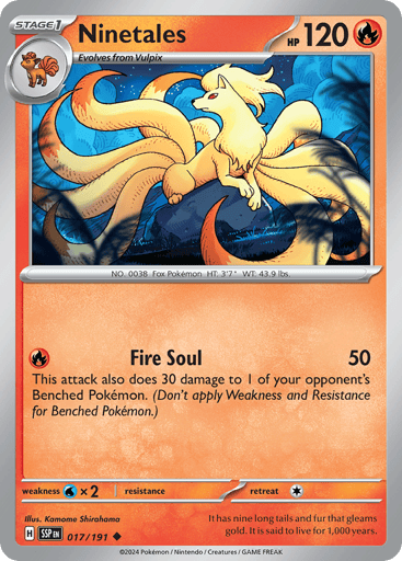 Ninetales - Surging Sparks 17