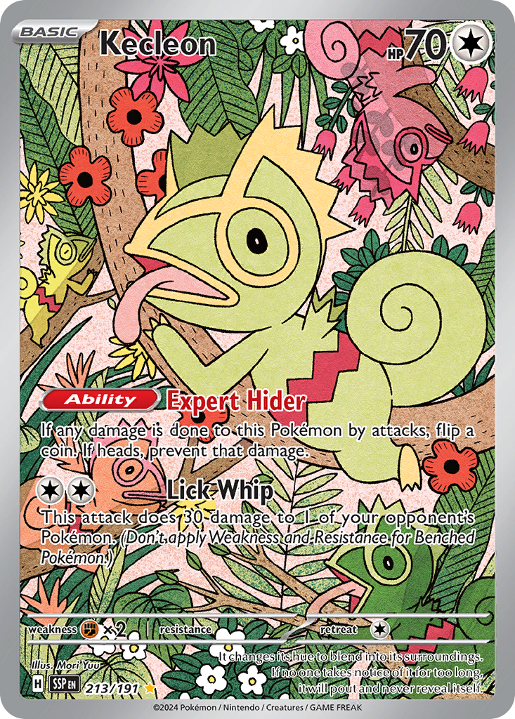 Kecleon – Surging Sparks 213/191 Pokémon card