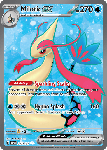 Milotic ex - Surging Sparks 217