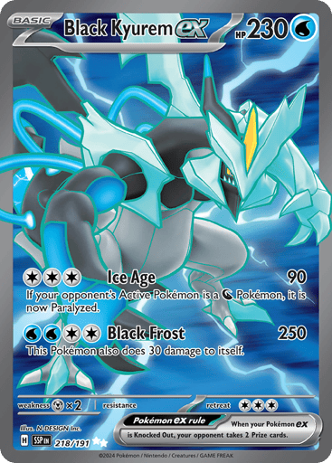 Black Kyurem ex - Surging Sparks 218