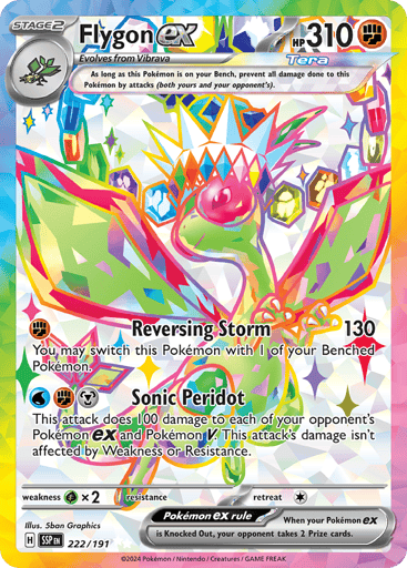 Flygon ex - Surging Sparks 222