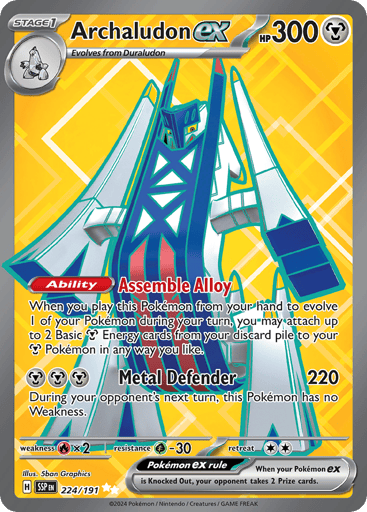 Archaludon ex - Surging Sparks 224