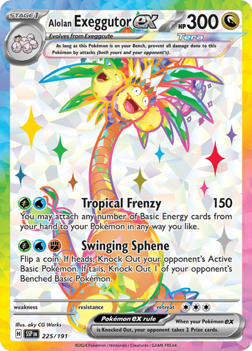 Alolan Exeggutor ex - Surging Sparks 225