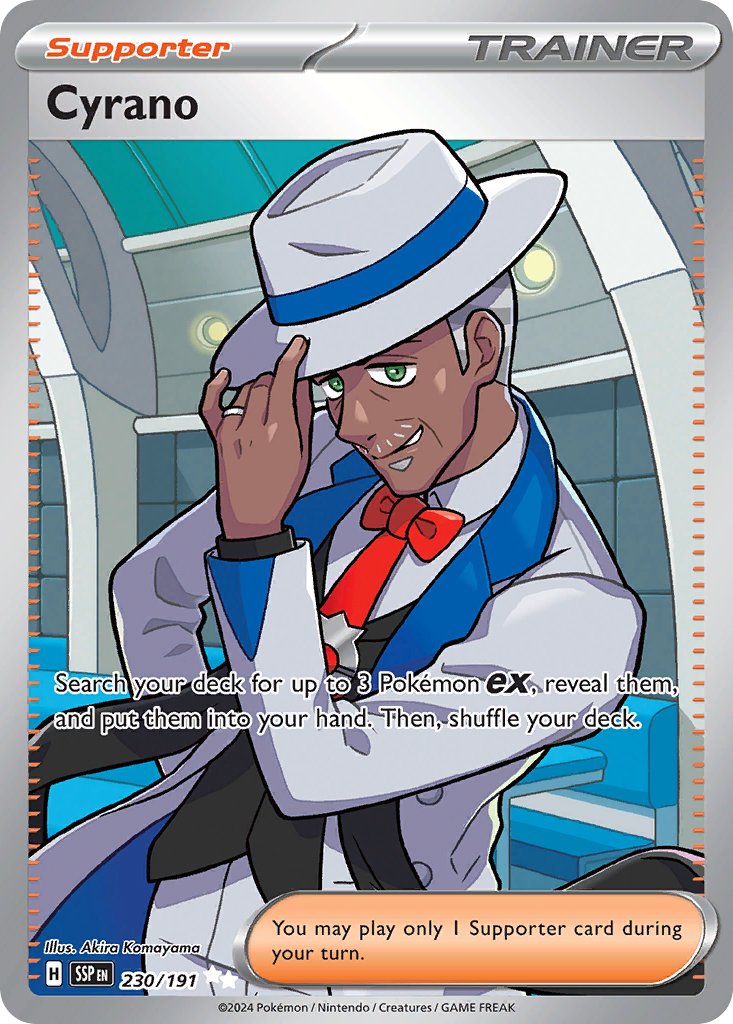 Cyrano – Surging Sparks 230/191 Pokémon card