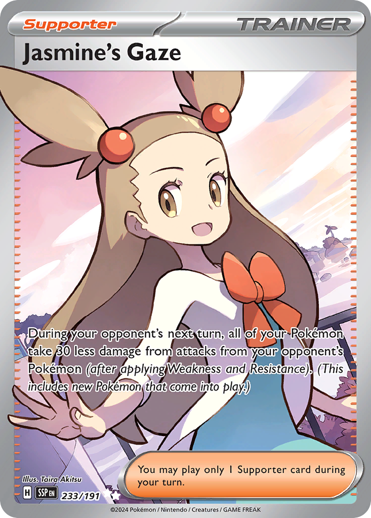 Jasmine's Gaze – Surging Sparks 233/191 Pokémon card