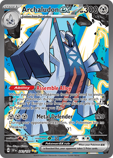Archaludon ex - Surging Sparks 241