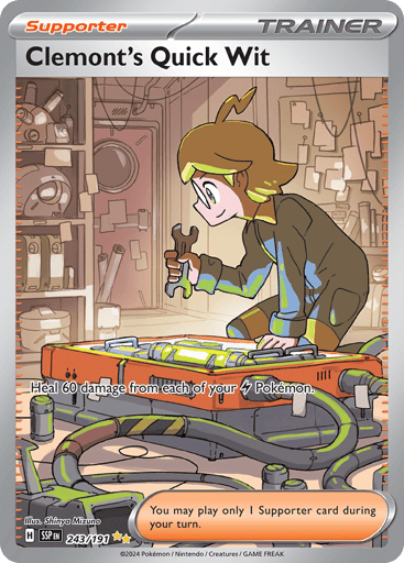 Clemont's Quick Wit - Surging Sparks 243