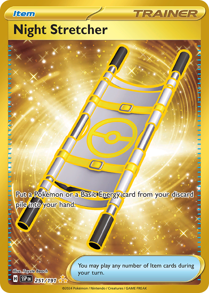 Night Stretcher – Surging Sparks 251/191 Pokémon card