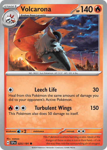 Volcarona - Surging Sparks 25