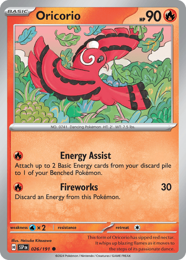 Oricorio - Surging Sparks 26