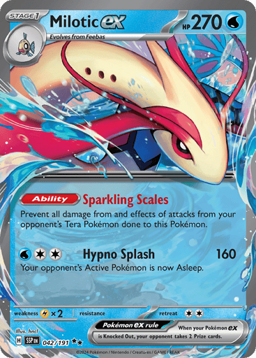 Milotic ex - Surging Sparks 42