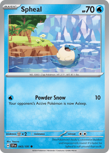 Spheal - Surging Sparks 43