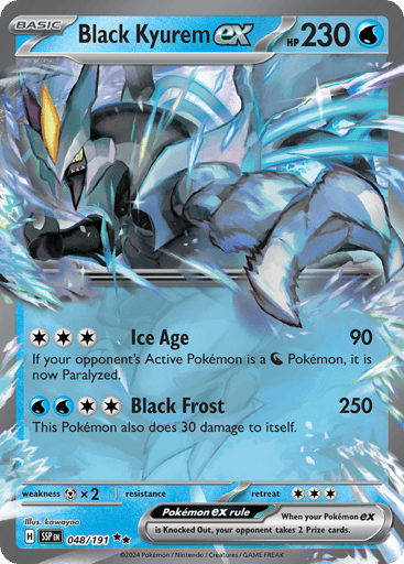Black Kyurem ex - Surging Sparks 48