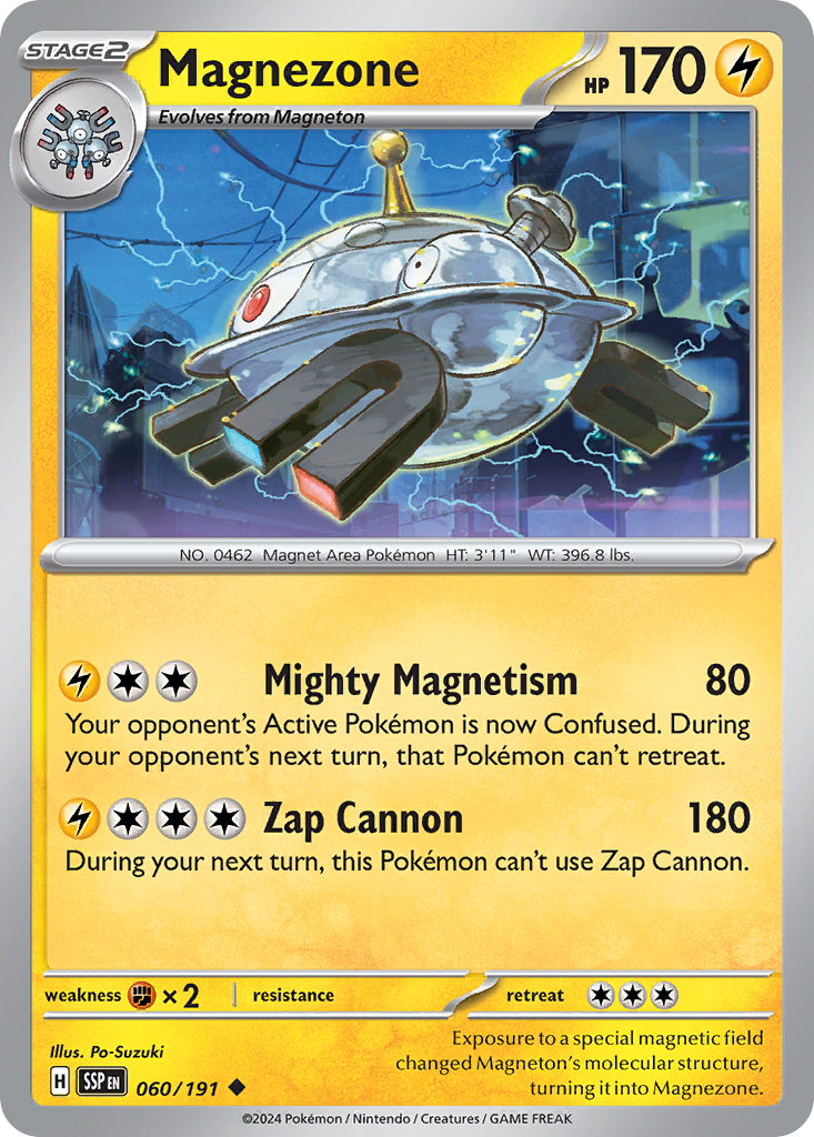 Magnezone – Surging Sparks 060/191 Pokémon card