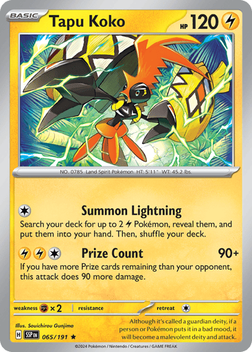 Tapu Koko - Surging Sparks 65