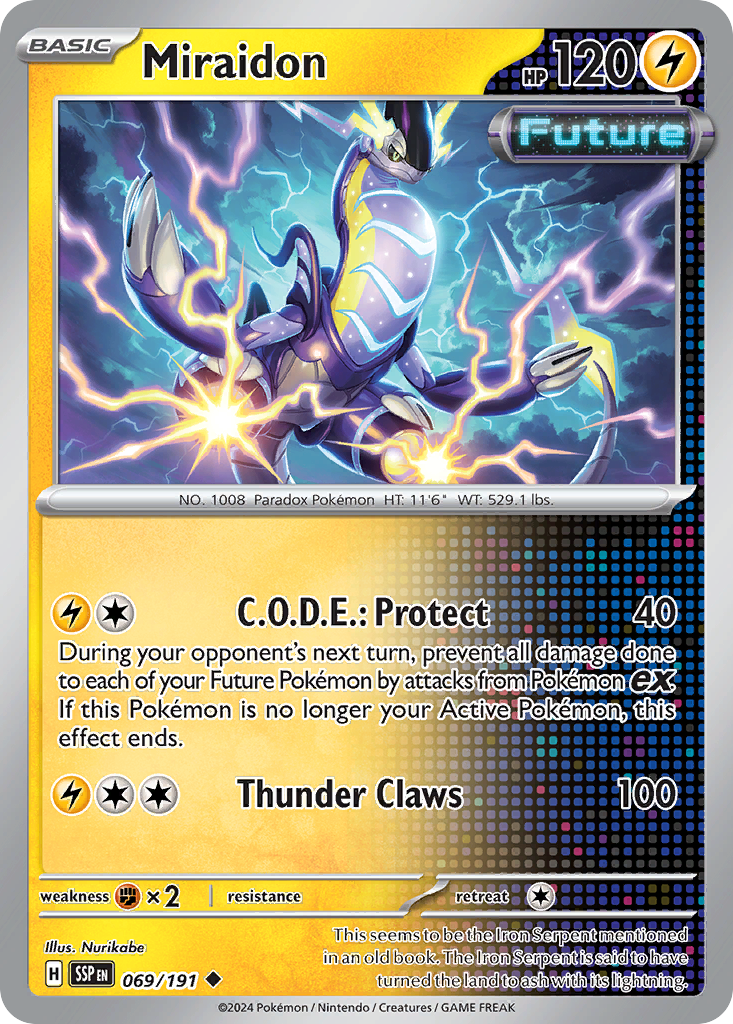 Miraidon – Surging Sparks 069/191 Pokémon card
