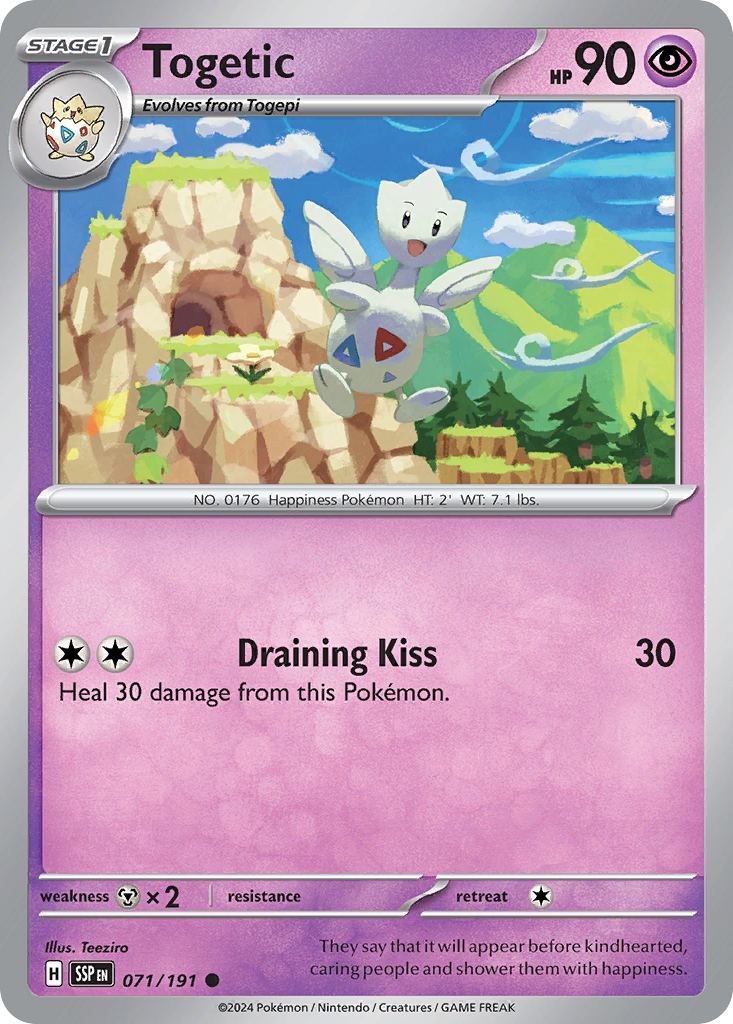 Togetic – Surging Sparks 071/191 Pokémon card
