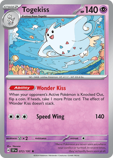 Togekiss - Surging Sparks 72