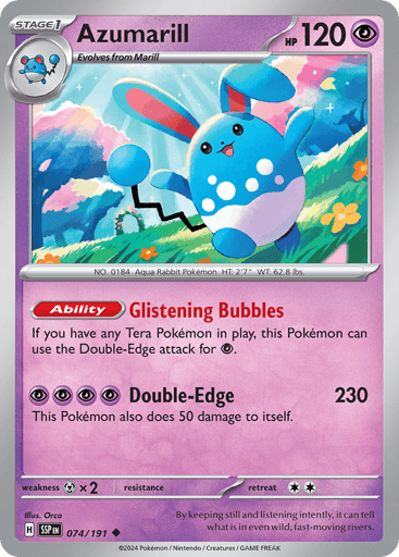 Azumarill - Surging Sparks 74