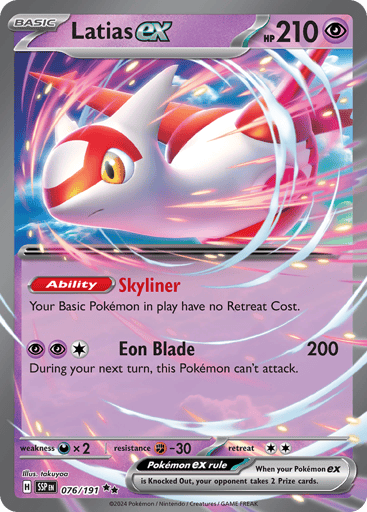 Latias ex - Surging Sparks 76