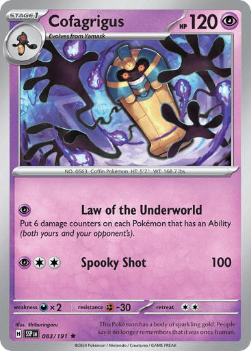 Cofagrigus - Surging Sparks 83