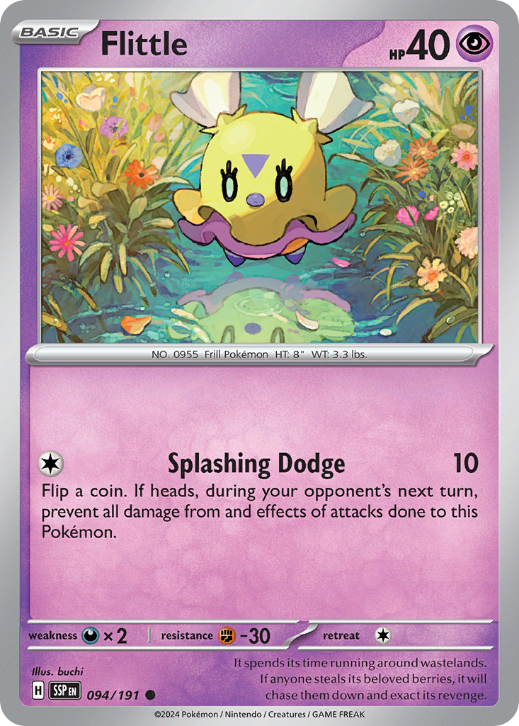Flittle – Surging Sparks 094/191 Pokémon card