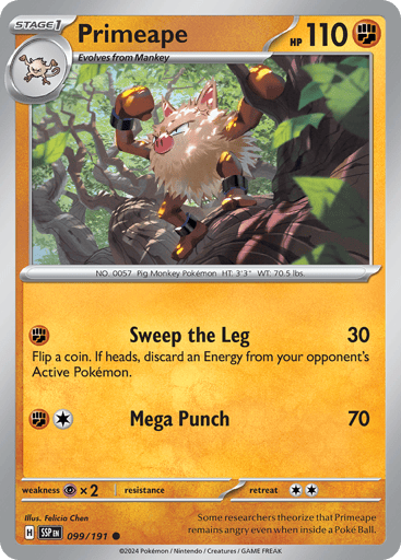 Primeape - Surging Sparks 99
